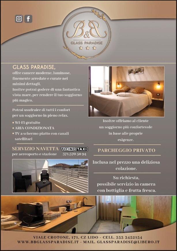 B&B Glass Paradise Καταντζάρο Εξωτερικό φωτογραφία